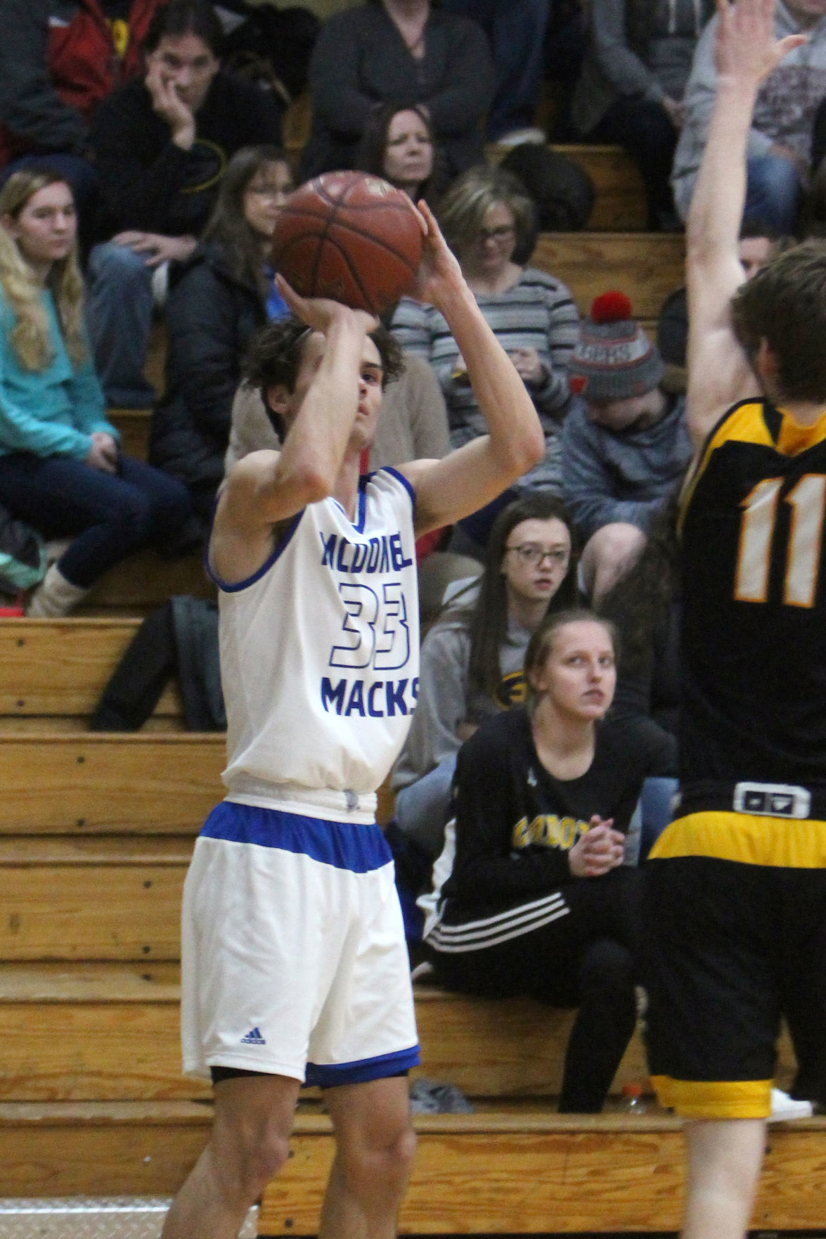 Cadott at McDonell boys basketball 1-15-19